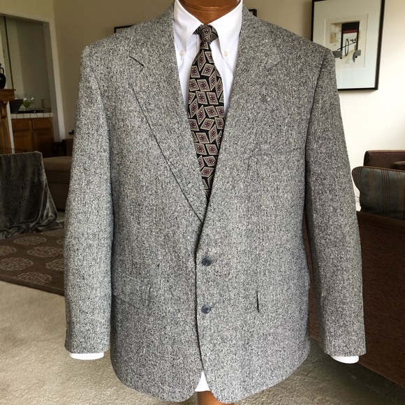 Barrington Other - Barrington 100% Silk Men’s 2 Button Coat Size 44R